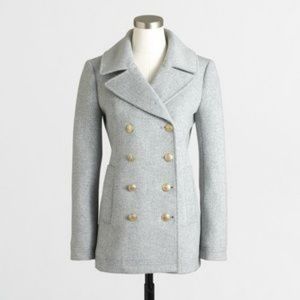 J Crew Factory Wool Peacoat NWOT